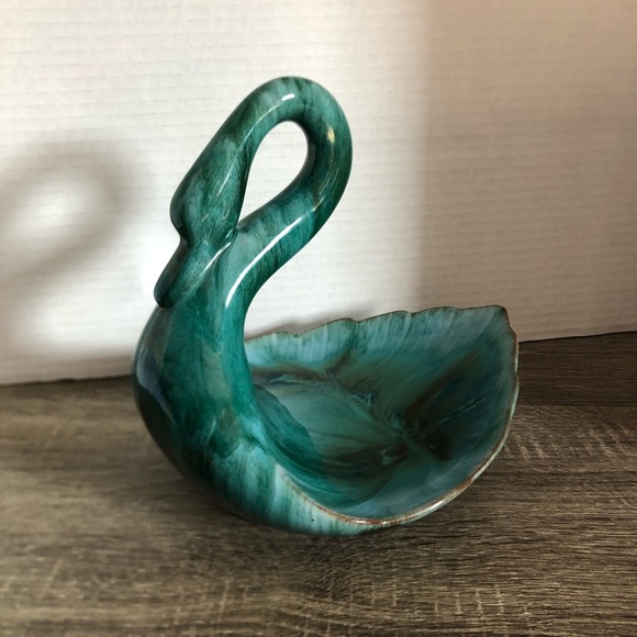 Vtg Blue Mountain Pottery Swan Dish - Picture 14 of 15